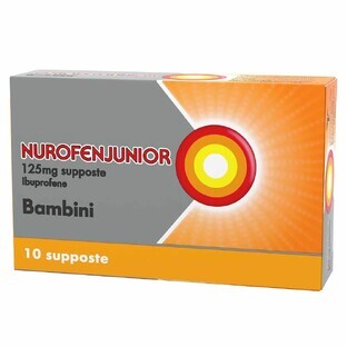 Children's Nurofen 125 mg, 2 years, 10 suppositories, Reckitt Benckiser Healthcare