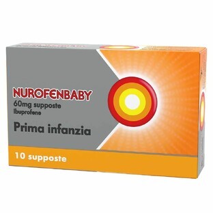 Nurofen for children 3+ months 60 mg, 10 suppositories, Reckitt Benckiser Healthcare