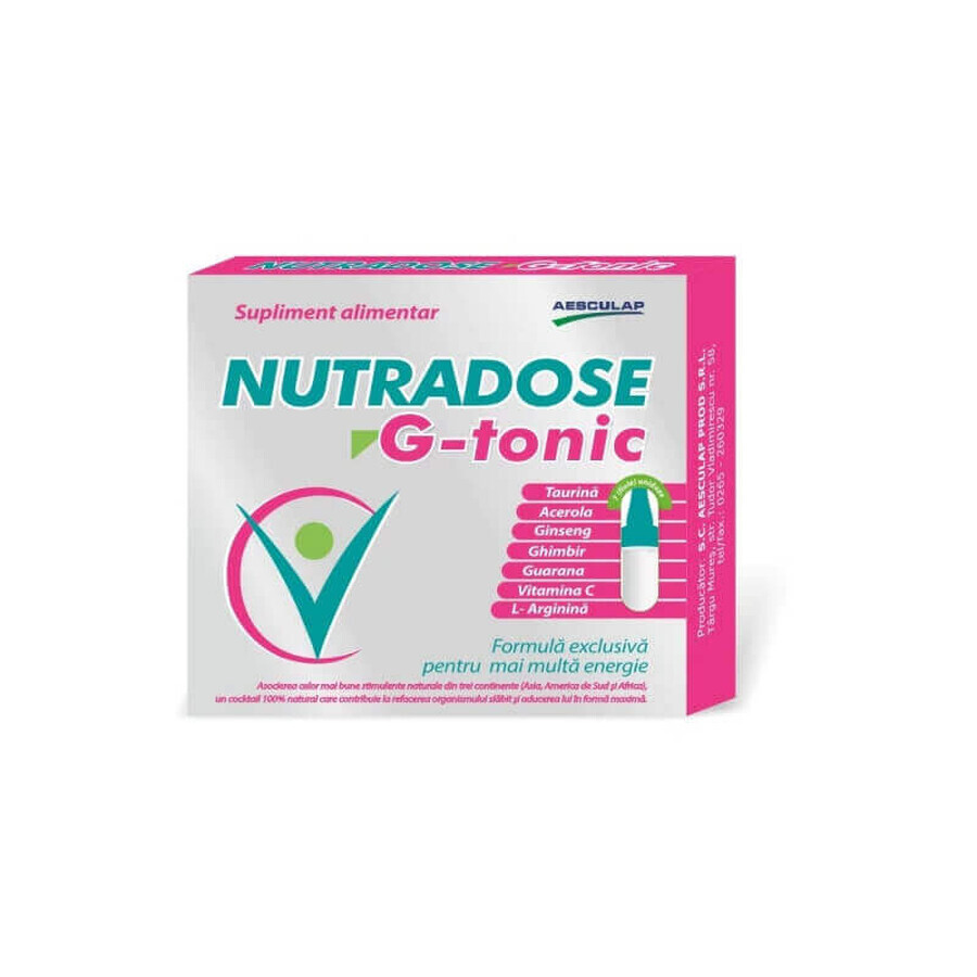 Nutradose G-tonic, 7 flacons, Aesculap