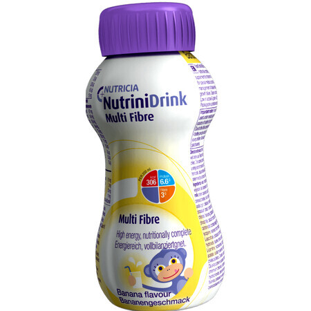 NutriniDrink MF al gusto di banana, 200 ml, Nutricia