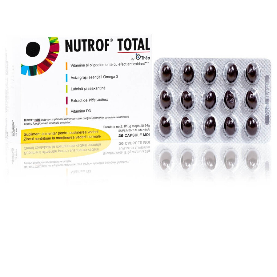 Nutrof Total Integratore Vista, 30 capsule molli, Thea