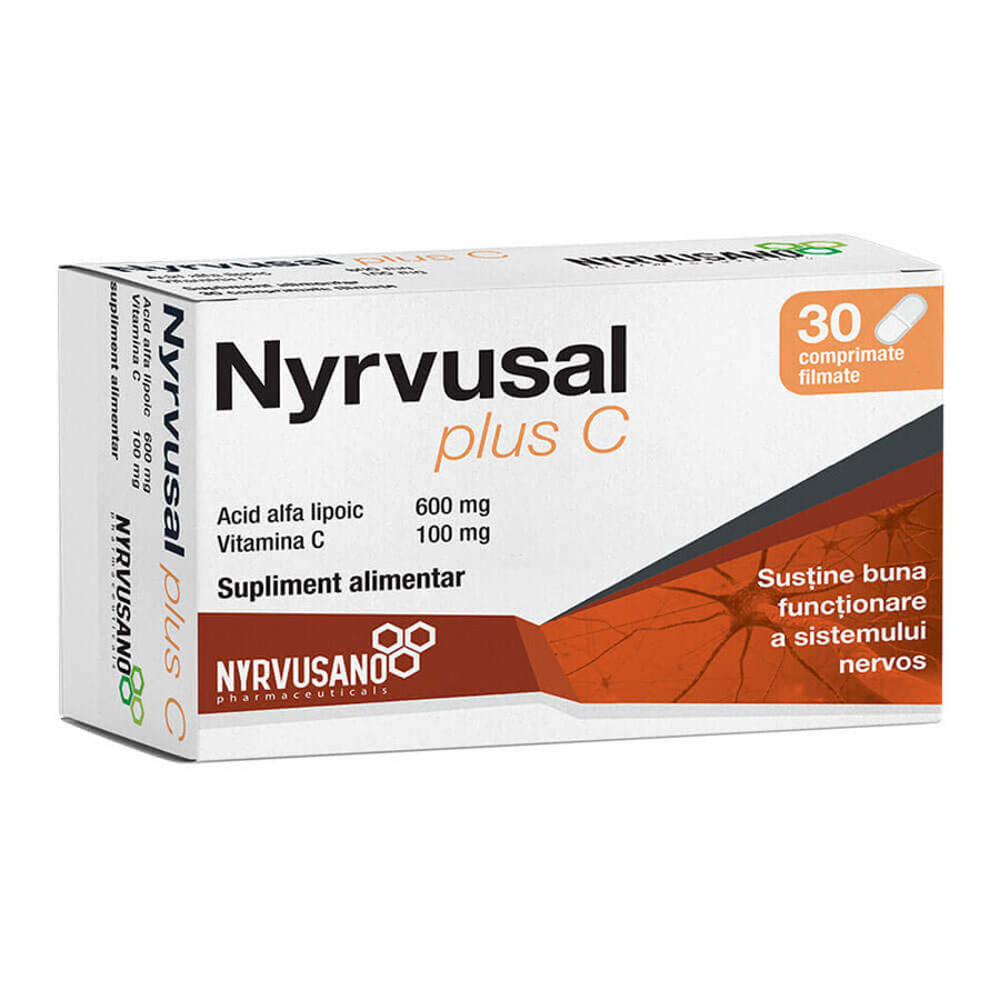 Nyrvusal plus C, 30 compresse, Nyrvusano