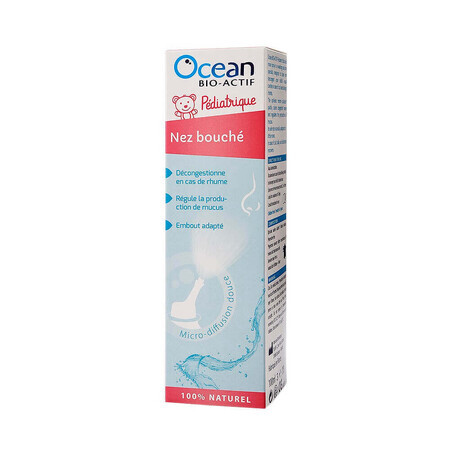 Ocean BIO-ACTIF Pediatric Stuffy Nose, Hypertonic Seawater for Children, 100ml, Yslab