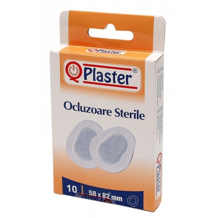 Occlusori sterili 58 x 82 mm, 10 pezzi, QPlaster