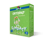 ORTOPAD Simpaty Master-Aid baby occluder, Medium, 76x54 mm, 50 pcs, Pietrasanta Pharma