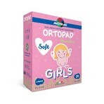 Oclusor infantil ORTOPAD SOFT Girls Junior Master-Aid, 67x50 mm, 20 piezas, Pietrasanta Pharma