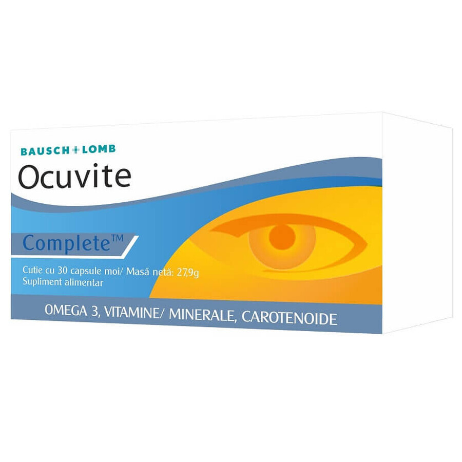 Ocuvite Complete, 30 capsules, Bausch &amp; Lomb