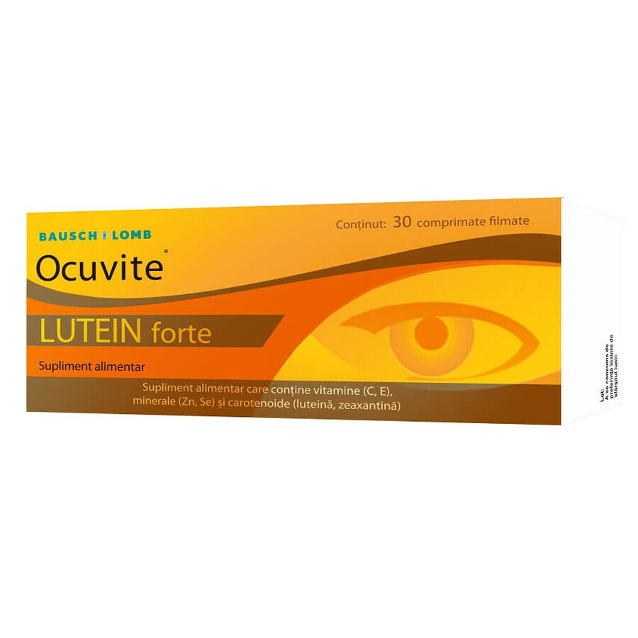 Ocuvite Lutein Forte, 30 capsule, Bausch Lomb