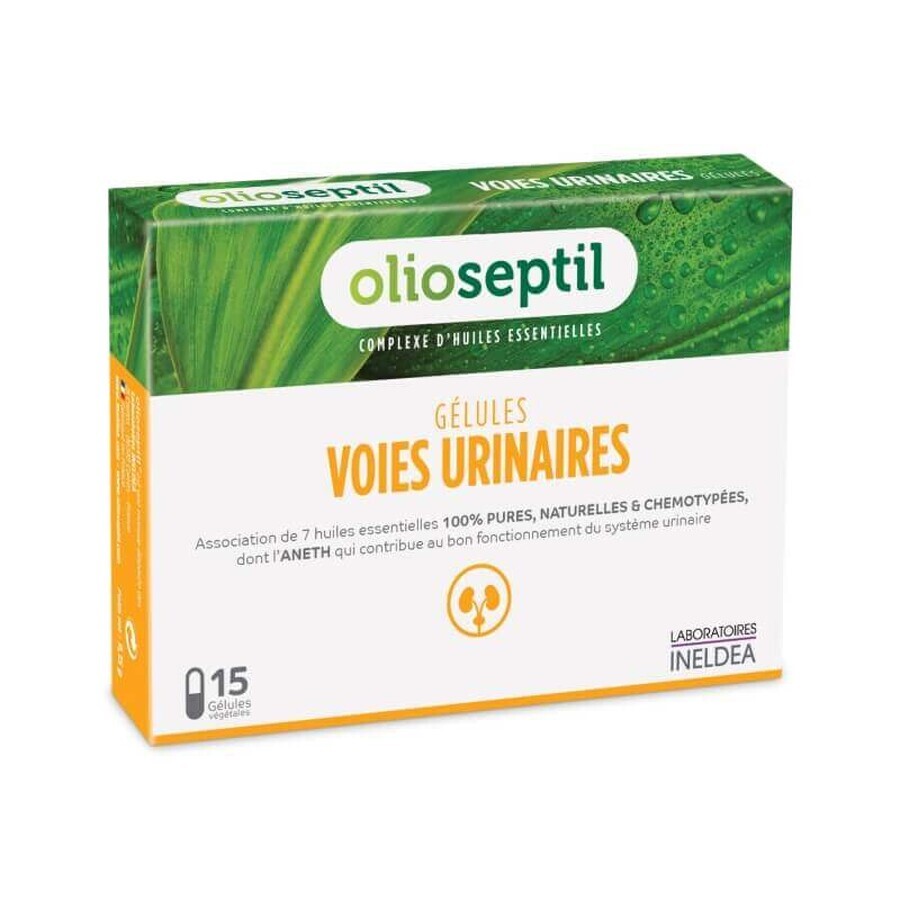 Olioseptil Urinary Tract, 15 capsules, Laboratoires Ineldea