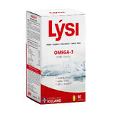 Omega 3 with pure fish oil, 80 capsules, Lysi