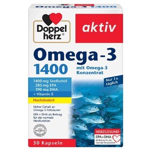 Omega-3 1400, 30 compresse, Doppelherz