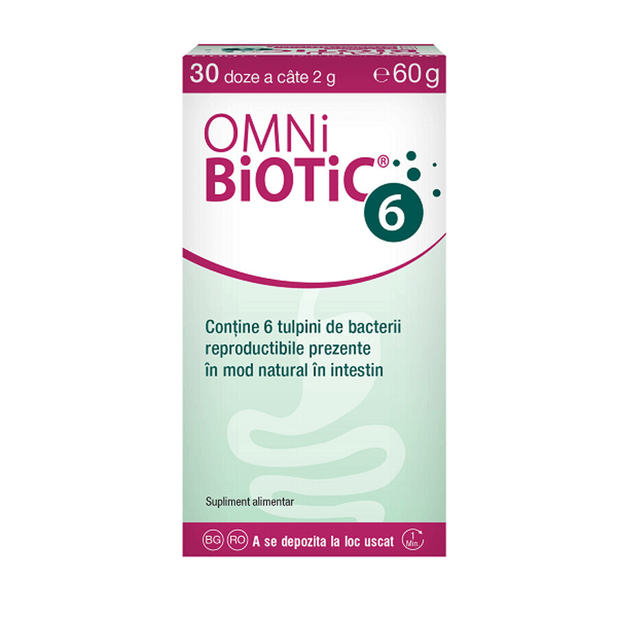 Omni-Biotic 6, 60 g, Instituto AllergoSan (OmniBiotic)