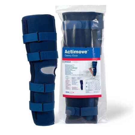 Actimove Genu Eco Fixed Knee Orthosis for Immobilization, Size B2-L, BSN Medical