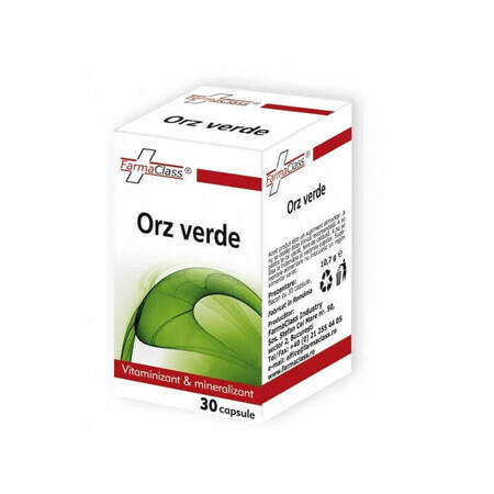 Orzo verde, 30 capsule, FarmaClass