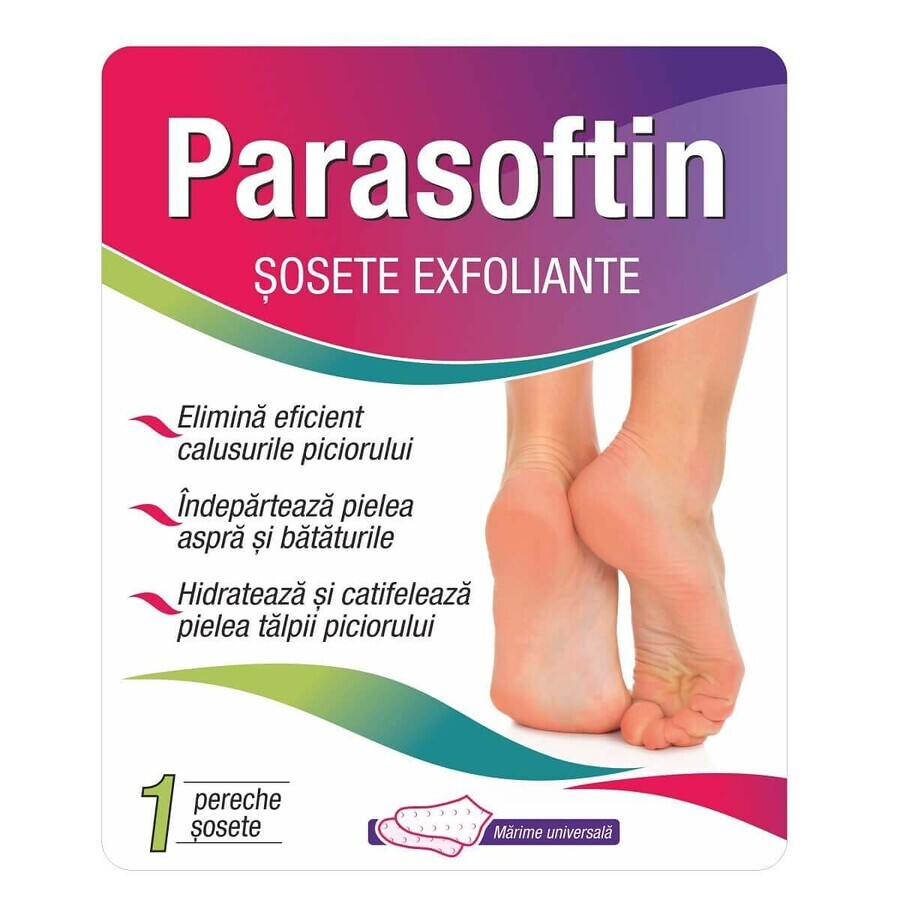 Calzini esfolianti Parasoftin, 1 paio, Zdrovit