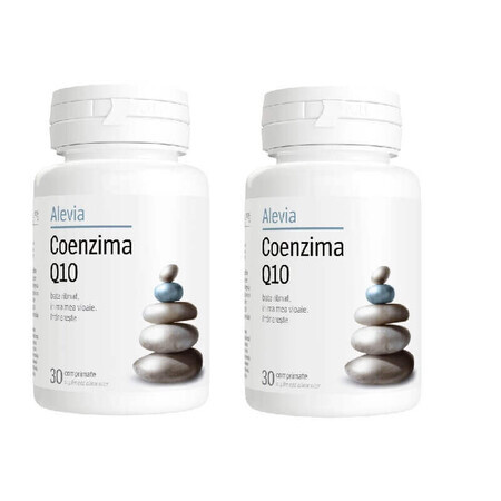 Coenzima Q10 pack, 30 comprimidos, Alevia (1+1)