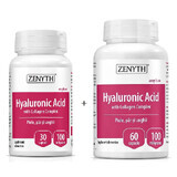 Hyaluronic Acid with Collagen Complex pack, 30 + 60 capsules, Zenyth