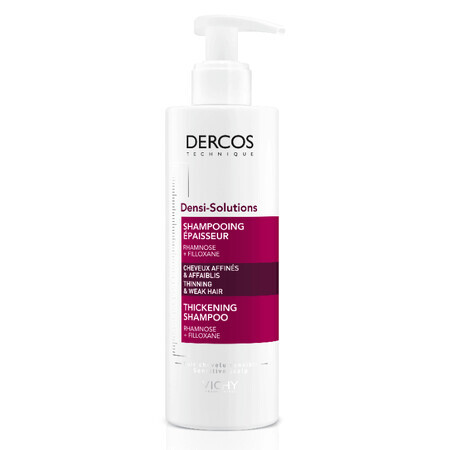 Shampoo per capelli sottili e deboli con effetto densificante Dercos Densi-Solutions, 400 ml, Vichy