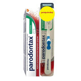 Confezione Dentifricio Parodontax Fluoro, 75 ml + Spazzolino Interdentale Parodontax Extra Soft, 1 pezzo, Gsk