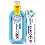 Confezione Dentifricio protezione completa 75ml + Collutorio Cool Mint, 500ml, Sensodyne