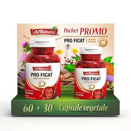 Pacchetto Pro Fegato, 60 + 30 capsule, AdNatura