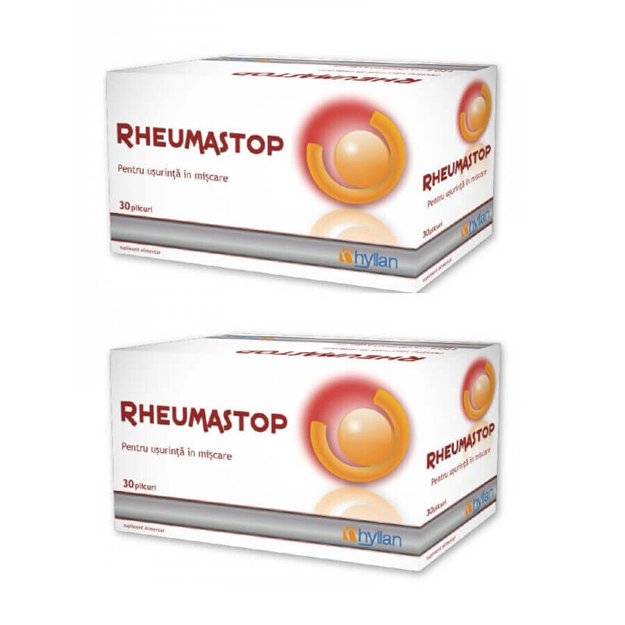 Rheumastop pack, 30+30 sachets (85% discount on the second product), Hyllan