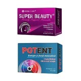 Confezione Super Beauty 30 compresse + Potent, 30 compresse, Cosmopharm