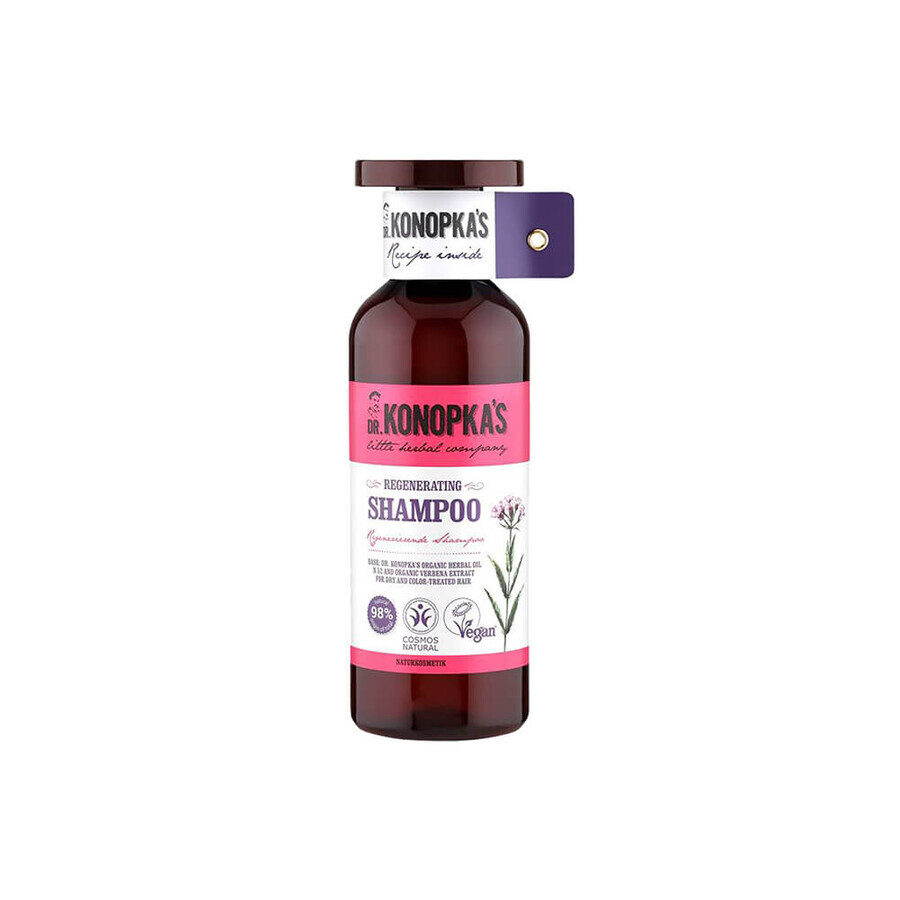 Regenerating shampoo for dry and coloured hair, 500 ml, Dr. Konopkas