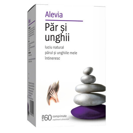 Haar en nagels, 60 tabletten, Alevia