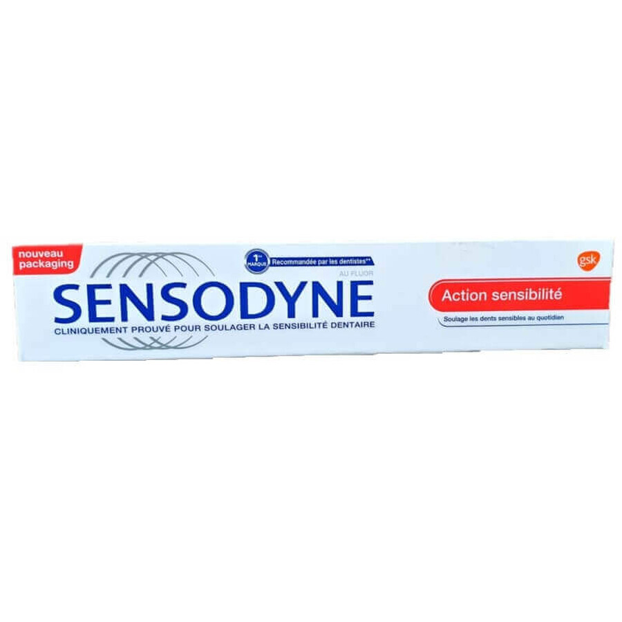 Toothpaste Action Sensibilite Sensodyne, 75 ml, Gsk