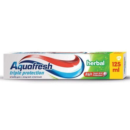 Dentifricio Herbal Aquafresh, 125 ml, Gsk