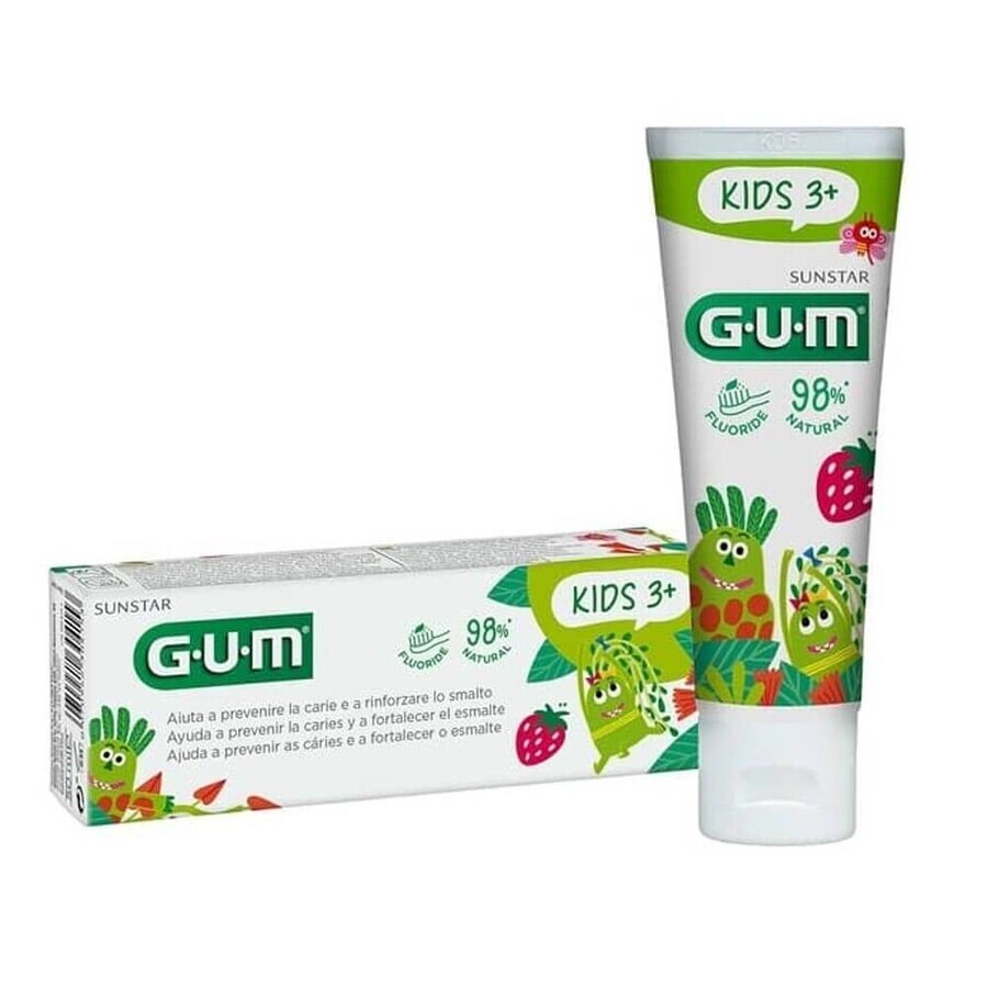 Gum Kids - Gel Dentifricio Bambini 3+ Anni, 50ml