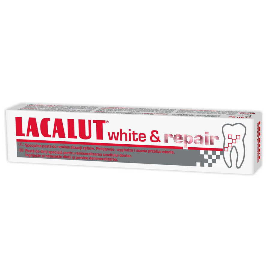 Lacalut White Repair Medicinal Toothpaste, 75 ml