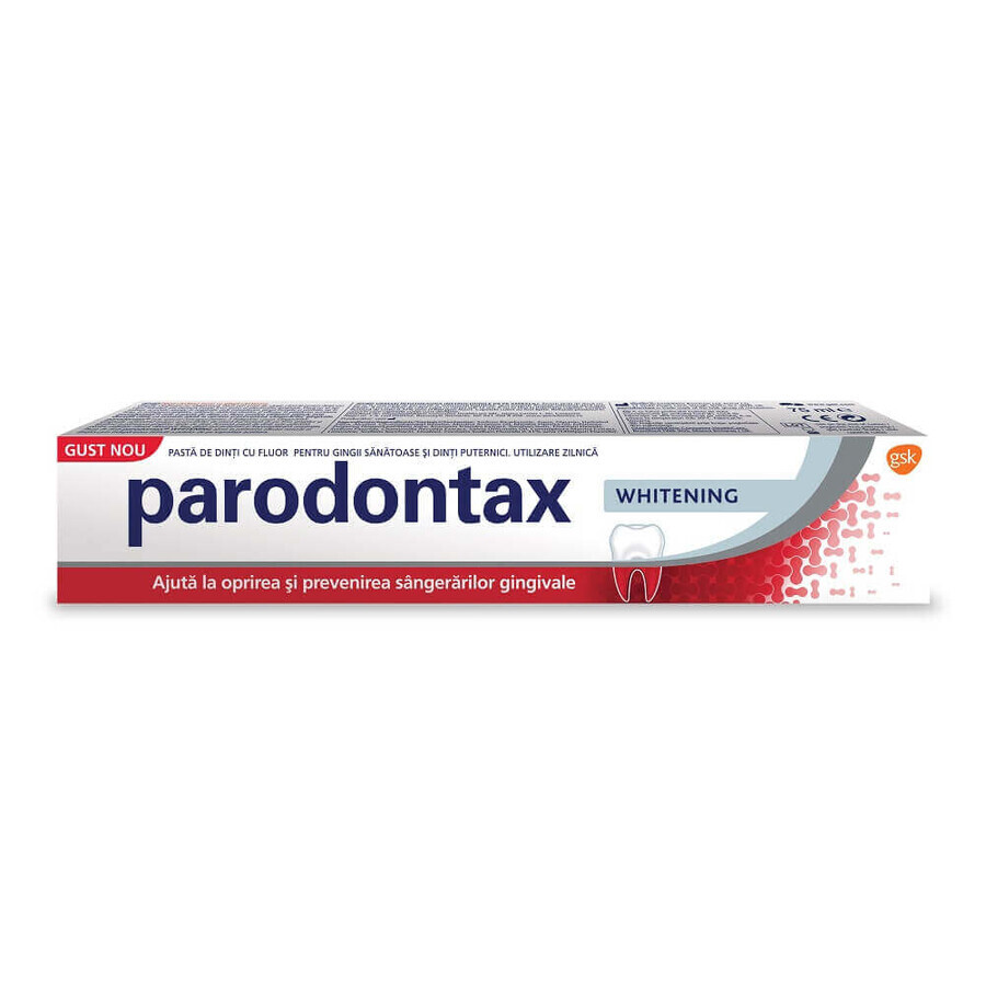 Dentifricio sbiancante Parodontax, 75 ml, Gsk