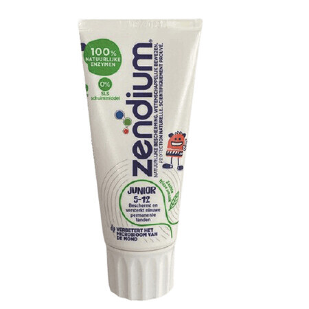 Dentifricio Zendium Junior 5-12 anni, 50 ml, Unilever