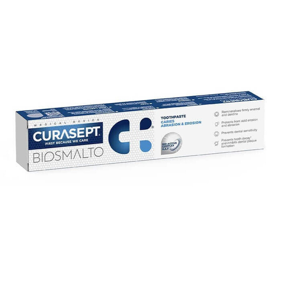 Toothpaste Biosmalto Cavity Abrasion, 75 ml, Curasept