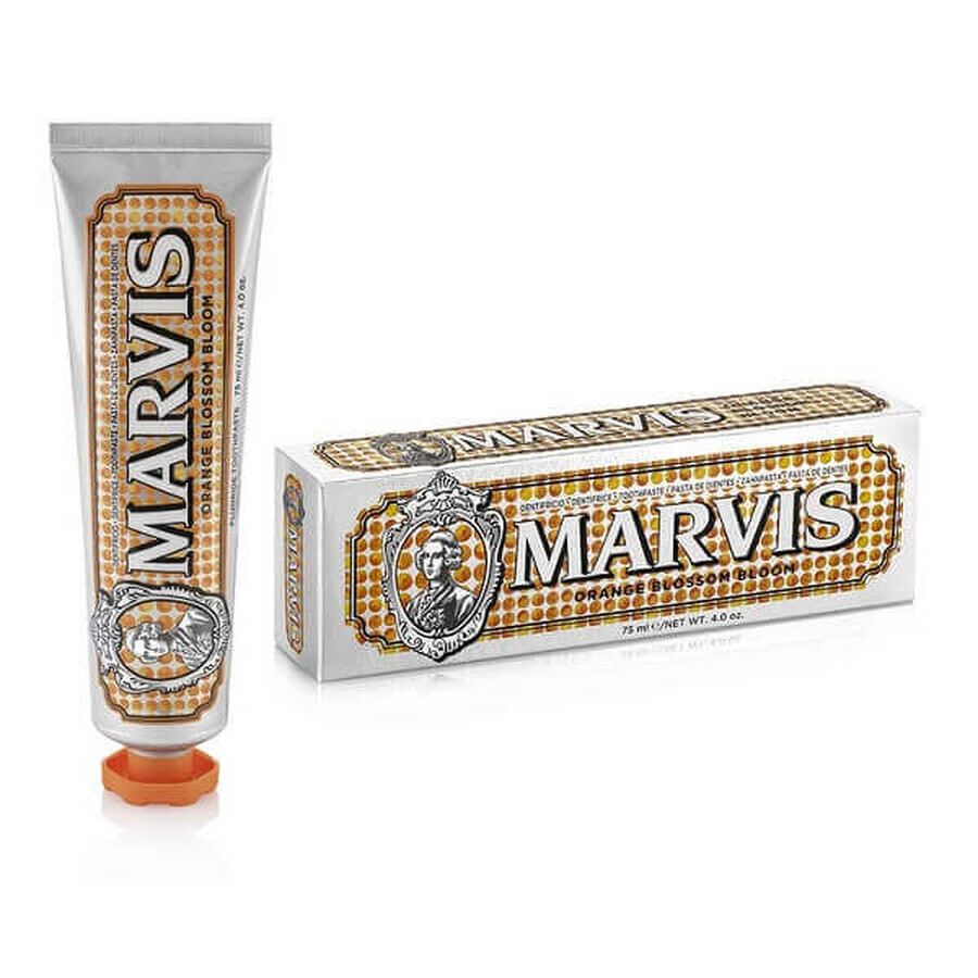 Orange Blossom Marvis orange and flower flavoured toothpaste, 75 ml, Ludovico Martelli