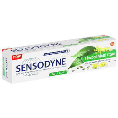 Sensodyne Herbal Multi Care Toothpaste, 75 ml, Gsk