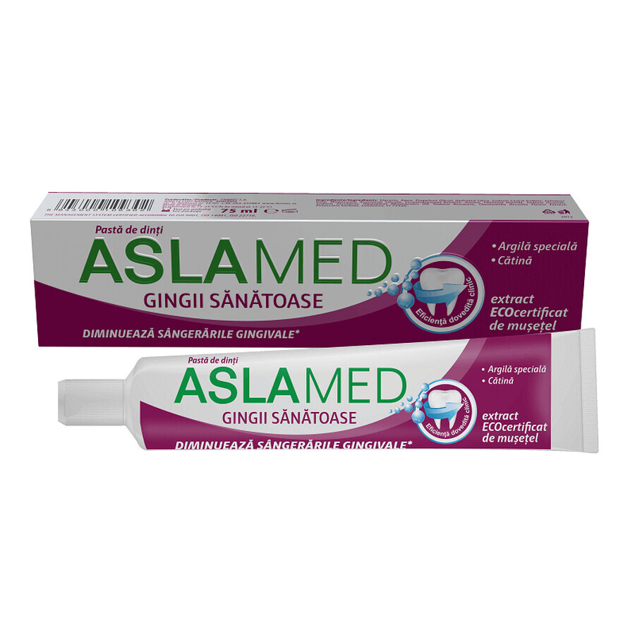 Dentifrice pour des gencives saines AslaMed, 75 ml, Farmec