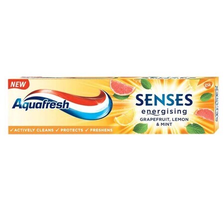 Dentifricio Senses Pompelmo Aquafresh, 75 ml, Gsk