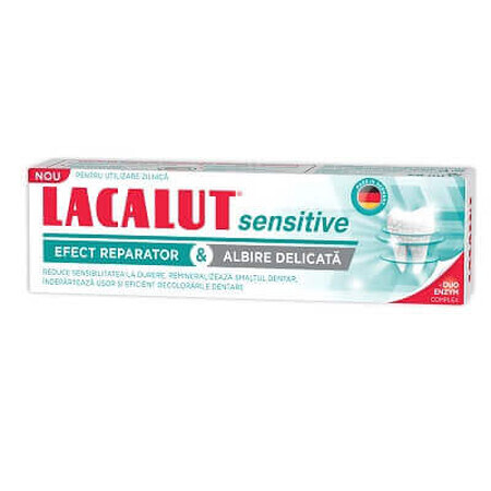 Lacalut Dentífrico Blanqueador Sensible, 75ml, Theiss Naturwaren