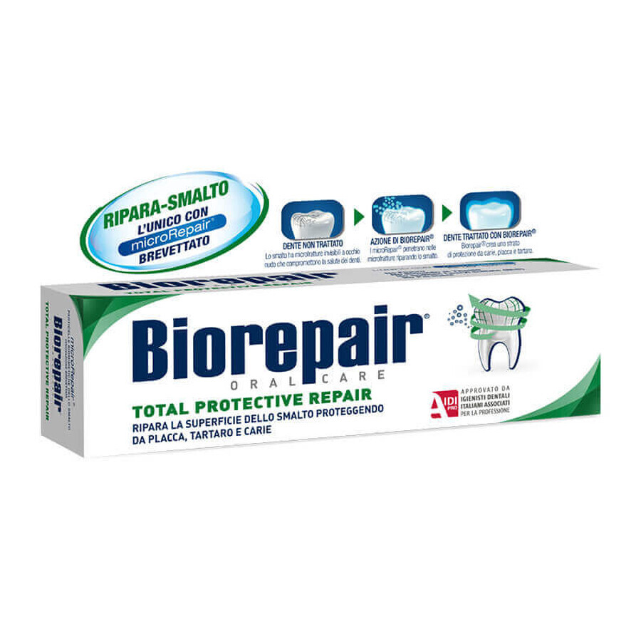 Dentifrice Total Protective Repair Biorepair, 75 ml, Coswell