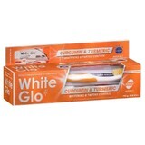 White Glo Curcumin and Turmeric Toothpaste + Toothbrush, 150g, Barros Laboratories