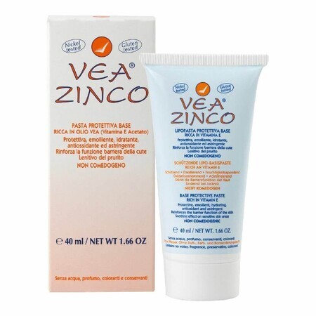 Vea Zinco Pasta Prottetiva Base, 40 ml, Hulka