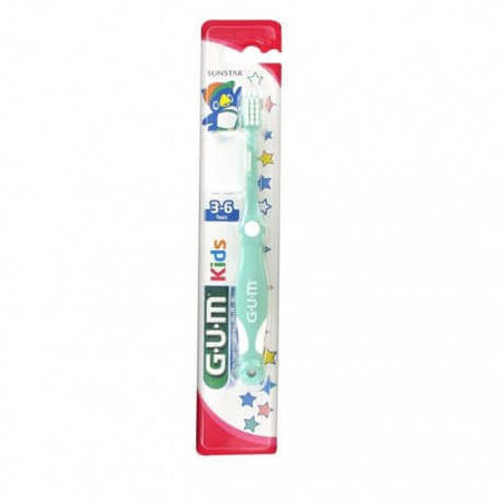 Spazzolino da denti per bambini, 3-6 anni, Sunstar Gum