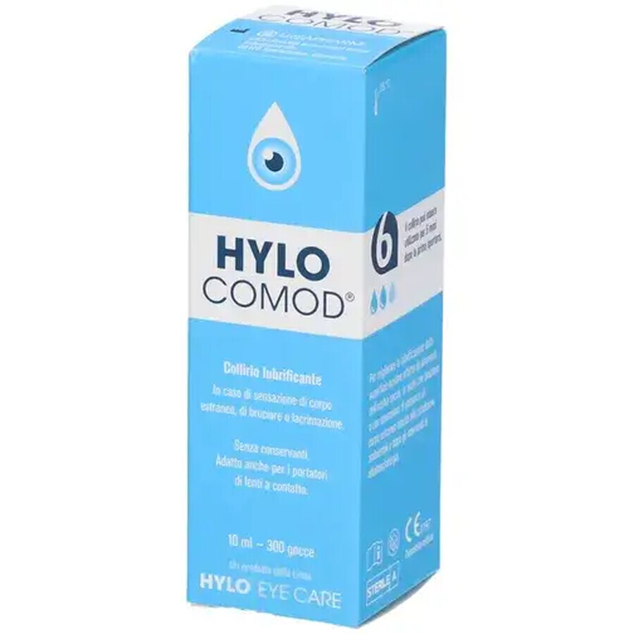 Hylo Comod Gocce Oculari Ialuronato Di Sodio 0,1%, 10 ml, Ursapharm