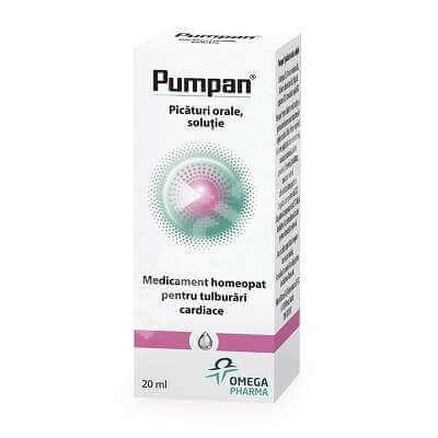 Pumpan gocce orali, 20 ml, Omega Pharma