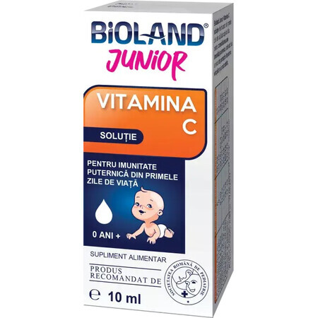 Bioland Junior Vitamina C soluzione orale gocce, 10 ml, Biofarm