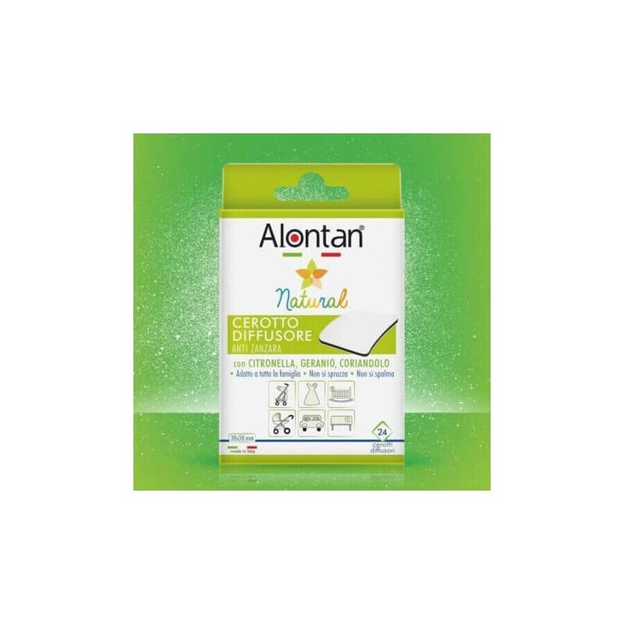 Pietrasanta Pharma Alontan Natural - Cerotto Diffusore, 24 Pezzi