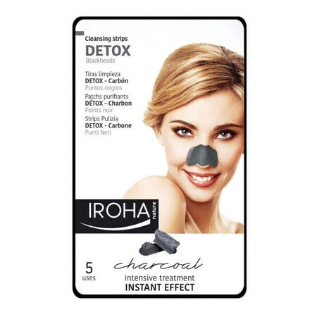 Iroha Nature Detox Strips Pulizia Punti Neri 5 Unità